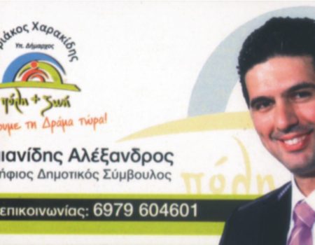 ΔΑΜΙΑΝΙΔΗΣ ΑΛΕΞΑΝΔΡΟΣ – ΠΟΛΗ & ΖΩΗ