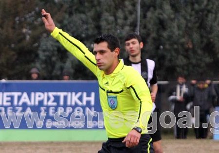 Ο Βουρνέλης από την Θεσσαλονίκη σφυρίζει στο Αιγίνιο