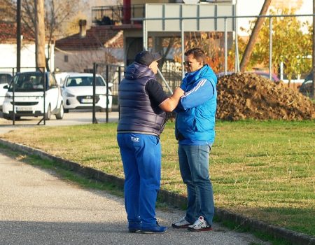 Παρέμβαση αποφόρτισης του Γιάννη Μπύρου στην προπόνηση