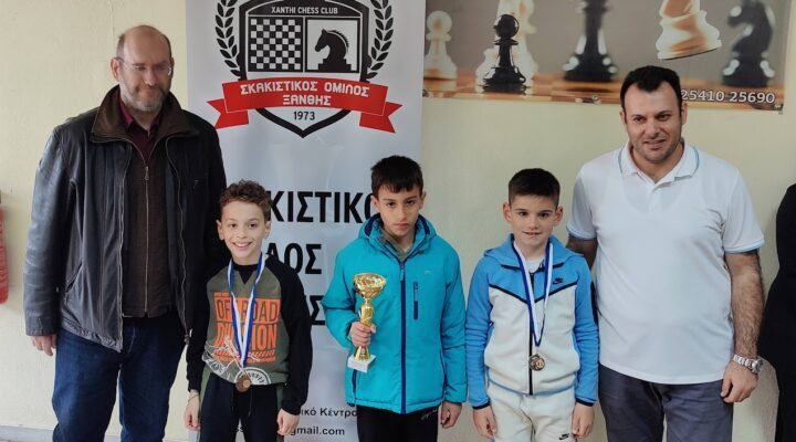 Σκάκι: Τα αποτελεσματα του περιφερειακού πρωταθλήματος  Α.Μ.Θ. 2025 Κ8-16