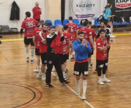 Η Δράμα 86 νίκησε τον Λεωνίδα Αγίων Αναργύρων 35-25 και προκρίθηκε στα προημιτελικά του κυπέλου
