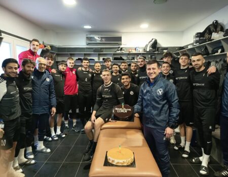 Τα γενέθλια του προπονητή των “μαυραετών” Γιώργου Αγγελίδη